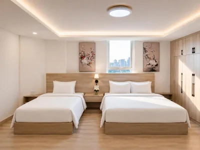 Deluxe Triple – vistas a la ciudad — G8 Center Hotel Saigon